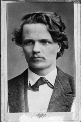 Bildnr 11 August Strindberg 1875 Foto: G W Brunstedt