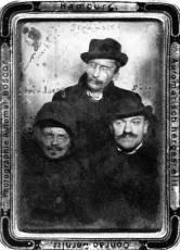Bildnr 67 Strindberg, Strömstedt, Bülow Foto taget med automatkameran Bosco, Lund 1897